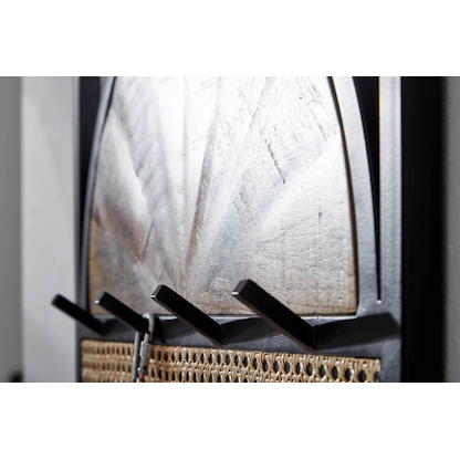 Artikelbild 5 für WOHNLING Wandgarderobe WL6.590 braun Holz 9 Haken 53,0 x 40,0 cm, Artikelnummer 909834