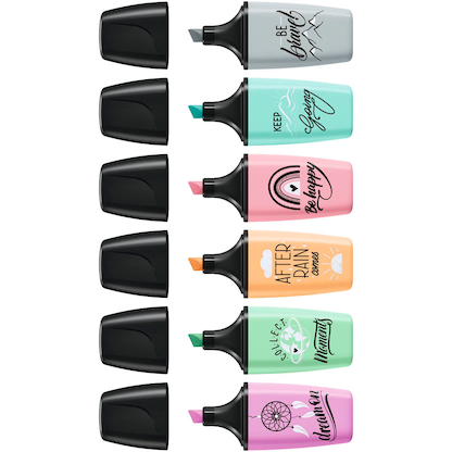 Artikelbild 2 für STABILO Pastellove Textmarker farbsortiert, 6 St., Artikelnummer 700734