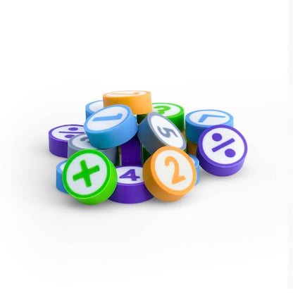 Artikelbild 3 für JOLLY Radiergummi MiniMath farbsortiert, 24 St., Artikelnummer 609648