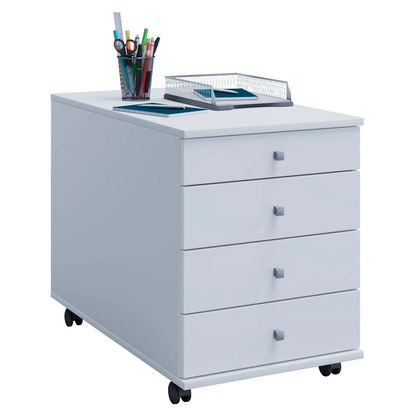 Artikelbild für VCM my office Lona Rollcontainer weiß 4 Auszüge 42,0 x 75,0 x 57,0 cm, Artikelnummer 904894