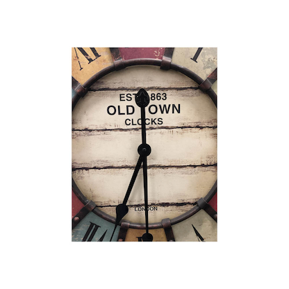 Artikelbild 4 für TFA® Wanduhr Vintage 60.3021 mehrfarbig braun Metall 5,0 x 60,5 cm, Artikelnummer 887962