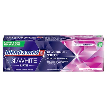 Artikelbild 2 für blend-a-med 3D WHITE LUXE GLAMOROUS WHITE Zahnpasta 75 ml, Artikelnummer 273393