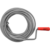 Artikelbild 1 für CONNEX Rohrreinigungsspirale grau, mit einer Kunststoffkurbel, Artikelnummer 407579