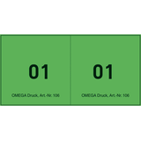 Artikelbild 1 für OMEGA Bonblock 01-99 (+00), grün, 10 Blöcke, Artikelnummer 167515