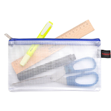 Artikelbild 1 für FolderSys Reißverschlussbeutel transparent/blau 0,15 mm, 1 St., Artikelnummer 102002