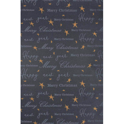 Artikelbild 2 für JUNG SCHÖNER VERPACKEN Geschenkpapier Brighton Schrift grau, 20,0 m, Artikelnummer 317549