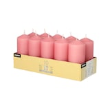 Artikelbild 1 für 10 STARPAK Stumpenkerzen rosa, Artikelnummer 683117