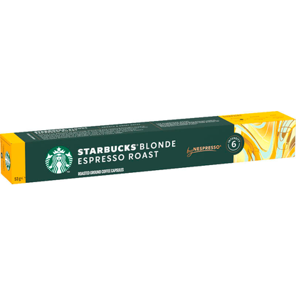 Artikelbild 2 für NESPRESSO STARBUCKS® Blonde Espresso Roast Kaffeekapseln, kräftig, 10 Portionen, Artikelnummer 613028