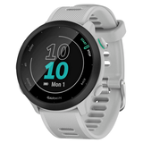 Artikelbild 1 für GARMIN Forerunner 55 Smartwatch steinweiß, schwarz, Artikelnummer 457752