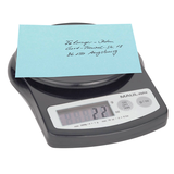 Artikelbild 1 für MAUL Briefwaage MAULalpha schwarz für max. 0,5 kg, Artikelnummer 490904