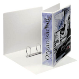 Artikelbild 1 für Esselte Präsentationsringbücher 2-Ringe weiß 7,7 cm DIN A4, 10 St., Artikelnummer 595181