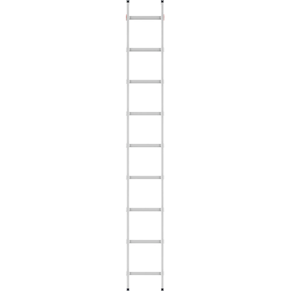 Artikelbild 2 für Hailo Anlegeleiter S60 ProfiStep uno silber 9 Sprossen, H: 255,0 cm, Artikelnummer 243319