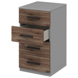 Artikelbild 1 für röhr quantum Schubladenschrank eiche 4 Schubladen 40,0 x 41,9 x 76,5 cm, Artikelnummer 722147