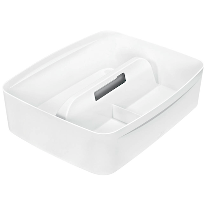 Artikelbild 1 für AKTION: LEITZ MyBox Einsatz für Aufbewahrungsboxen 6,0 l perlweiß 37,5 x 30,7 x 10,1 cm mit Prämie nach Registrierung, Artikelnummer 403333