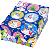 Artikelbild 1 für JUNG SCHÖNER VERPACKEN Geschenkpapier Freddy Schneemann mehrfarbig, 20,0 m, Artikelnummer 317556