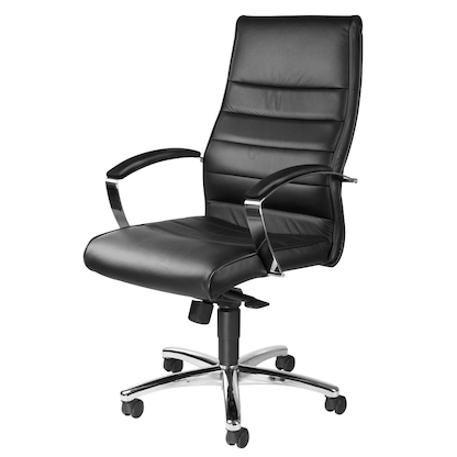 Artikelbild 3 für Topstar Chefsessel TD LUX 10, 8779A80 Leder schwarz, Gestell chrom, Artikelnummer 562850