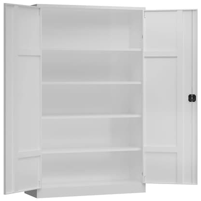 Artikelbild für ClassiX Metallschrank X-530377 signalweiß 120,0 x 42,0 x 194,5 cm, aufgebaut, Artikelnummer 184026