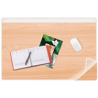 Artikelbild 3 für cep Schreibtischunterlage weiß/buche Kunststoff 58,5 x 38,5 cm, 1 St., Artikelnummer 251106