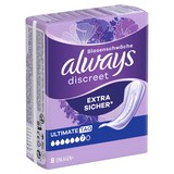 Artikelbild 1 für always Inkontinenzeinlagen discreet Extra Sicher Ultimate Tag für Slip, 8 St., Artikelnummer 273658