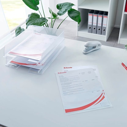 Artikelbild 16 für 100 Esselte Sichthüllen Standard Plus 54850 DIN A5 transparent genarbt 0,12 mm, Artikelnummer 654184