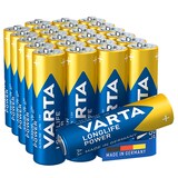 Artikelbild 1 für 24 VARTA Batterien LONGLIFE Power Cube Mignon AA 1,5 V, Artikelnummer 552879