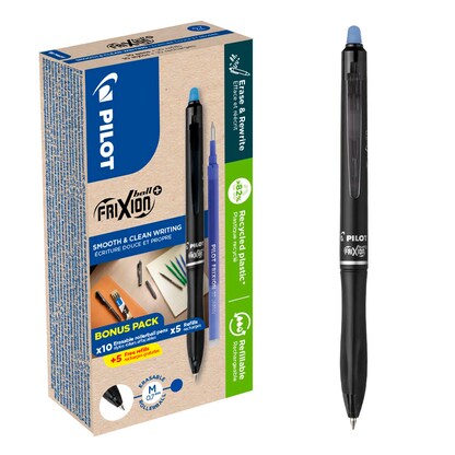 Artikelbild 16 für PILOT FRIXION ball + Tintenroller 0,7 mm, Schreibfarbe: blau, 10 St., Artikelnummer 458788