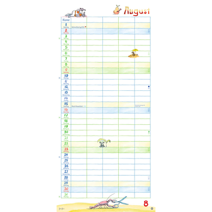 Artikelbild 9 für Heye Familienkalender Helme Heine 2026, Artikelnummer 551547