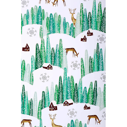 Artikelbild 2 für JUNG SCHÖNER VERPACKEN Geschenkpapier Hygge Wald mehrfarbig, 20,0 m, Artikelnummer 317527