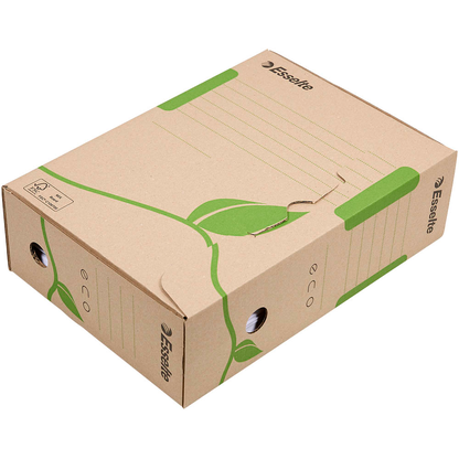 Artikelbild 10 für 25 Esselte Archivboxen ECO braun 10,0 x 23,3 x 32,7 cm, Artikelnummer 515087