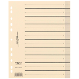 Artikelbild 1 für PAGNA Trennblätter Easy Rip DIN A4 1-0 chamois/schwarz, 225 g/qm, 100 St., Artikelnummer 315832