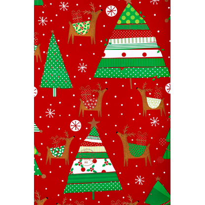 Artikelbild 2 für JUNG SCHÖNER VERPACKEN Geschenkpapier Aspen Hirsche mehrfarbig, 20,0 m, Artikelnummer 317531