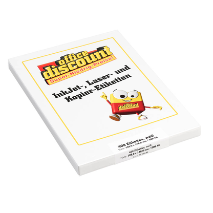 Artikelbild 5 für 400 office discount Etiketten weiß 105,0 x 148,0 mm, Artikelnummer 711622