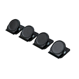 Artikelbild 1 für ALLboards Magnet schwarz, Metall 3,5 x 3,0 cm, 4 St., Artikelnummer 503478