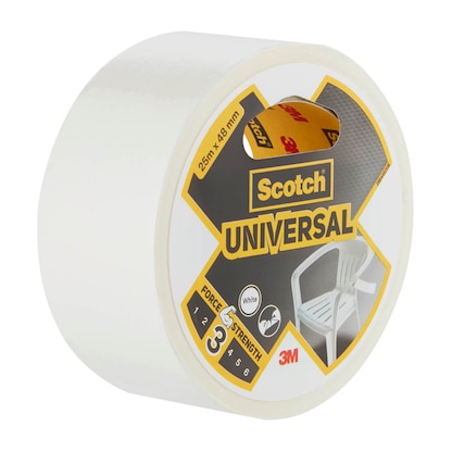 Artikelbild 7 für Scotch Universal Gewebeband weiß 48,0 mm x 25,0 m 1 Rolle, Artikelnummer 570967