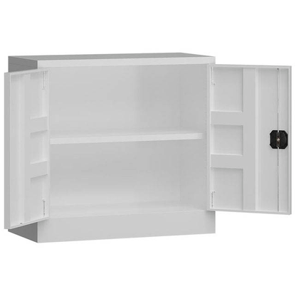 Artikelbild für ClassiX Metallschrank X-530307 signalweiß 80,0 x 38,0 x 75,0 cm, aufgebaut, Artikelnummer 184067