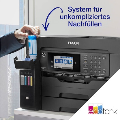 Artikelbild 11 für AKTION: EPSON EcoTank ET-16605 4 in 1 Tintenstrahl-Multifunktionsdrucker schwarz + GRATIS Ariete Airy Fryer 4 L Heißluftfritteuse mit 100 Euro CashBack, Artikelnummer 708101