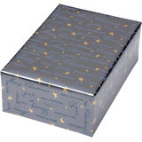 Artikelbild 1 für JUNG SCHÖNER VERPACKEN Geschenkpapier Brighton Schrift grau, 20,0 m, Artikelnummer 317549