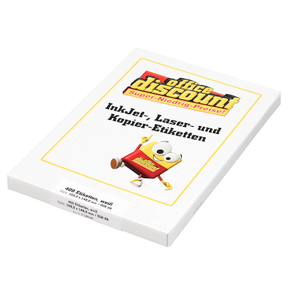 Artikelbild 6 für 400 office discount Etiketten weiß 105,0 x 148,0 mm, Artikelnummer 711622