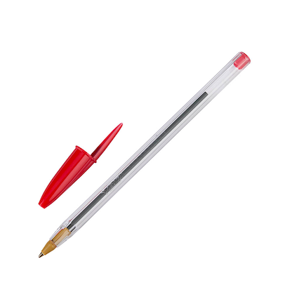 Artikelbild 9 für BIC Kugelschreiber Cristal transparent, Schreibfarbe: rot, 50 St., Artikelnummer 831503