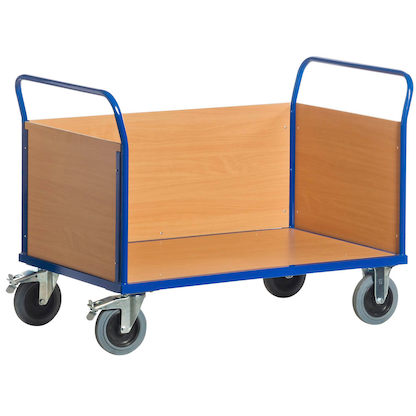 Artikelbild 3 für Rollcart Transportwagen 02-6087 blau 70,0 x 117,0 x 99,0 cm bis 600,0 kg, Artikelnummer 276927