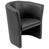 Artikelbild 1 für Nowy Styl Besuchersessel Club schwarz beige Leder, 1 St., Artikelnummer 487001