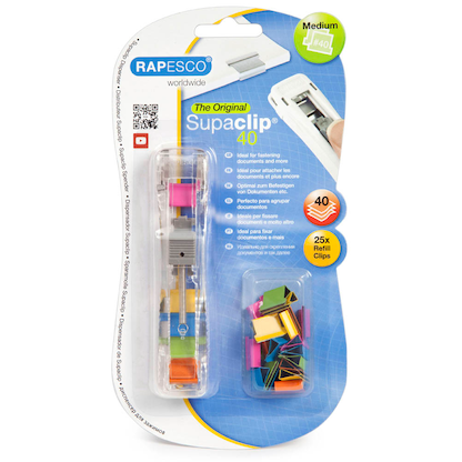 Artikelbild 3 für RAPESCO® Supaclip-Spender farbsortiert 1,6 cm, Artikelnummer 700643