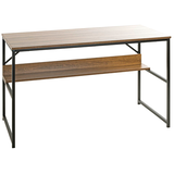 Artikelbild 1 für HAKU Möbel Schreibtisch schwarz, eiche rechteckig, Wangen-Gestell schwarz 120,0 x 60,0 cm, Artikelnummer 772422