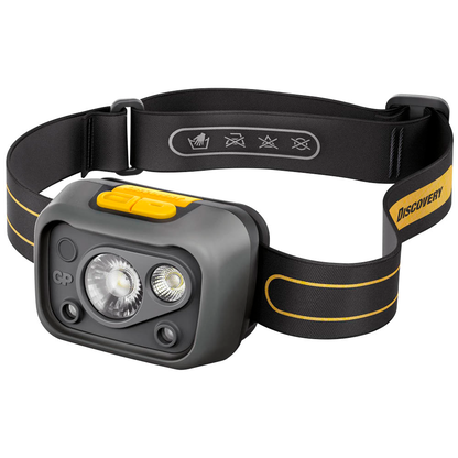 Artikelbild 2 für GP Discovery CHW54 LED Stirnlampe grau 6,6 cm, Artikelnummer 760104