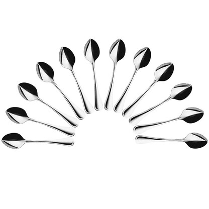 Artikelbild für HEPP Kaffeelöffel Contour silber, 12 St., Artikelnummer 987024
