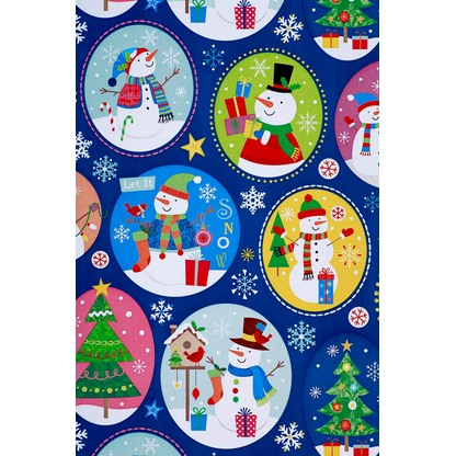 Artikelbild 2 für JUNG SCHÖNER VERPACKEN Geschenkpapier Freddy Schneemann mehrfarbig, 20,0 m, Artikelnummer 317556