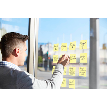 Artikelbild 2 für Post-it® Super Sticky Notes Haftnotizen extrastark gelb, 6 Blöcke, Artikelnummer 518512