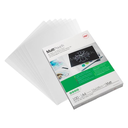 Artikelbild 15 für 100 GBC MattPouch Laminierfolien matt für A4 125 micron, Artikelnummer 358812