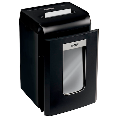Artikelbild 23 für Rexel ProMax RSX1538 Aktenvernichter mit Partikelschnitt P-4, 4 x 40 mm, bis 15 Blatt, schwarz, Artikelnummer 436491