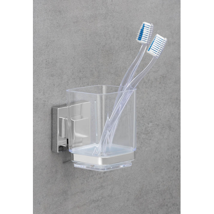 Artikelbild 4 für WENKO Zahnputzbecher Quadro silber, Artikelnummer 804852